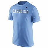 North Carolina Tar Heels Nike Wordmark WEM T-Shirt - Navy Blue2
